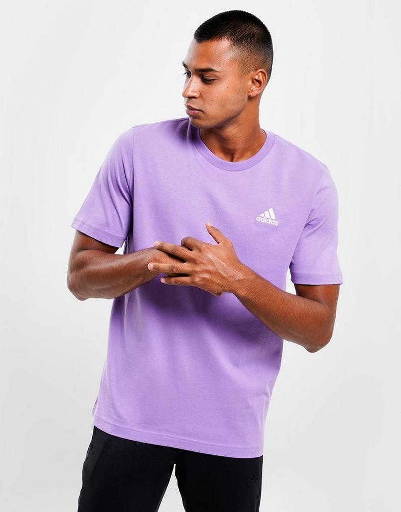 Men's purple adidas t shirts on sale