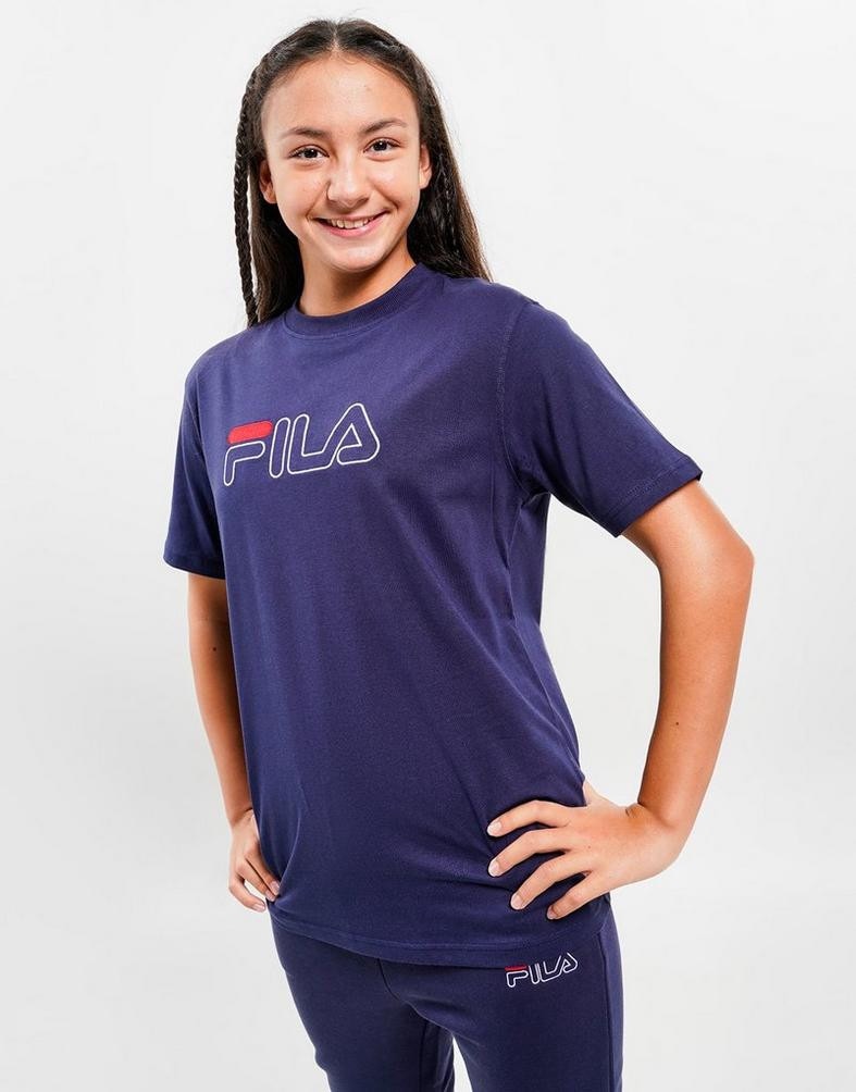 Fila t shirt blue best sale