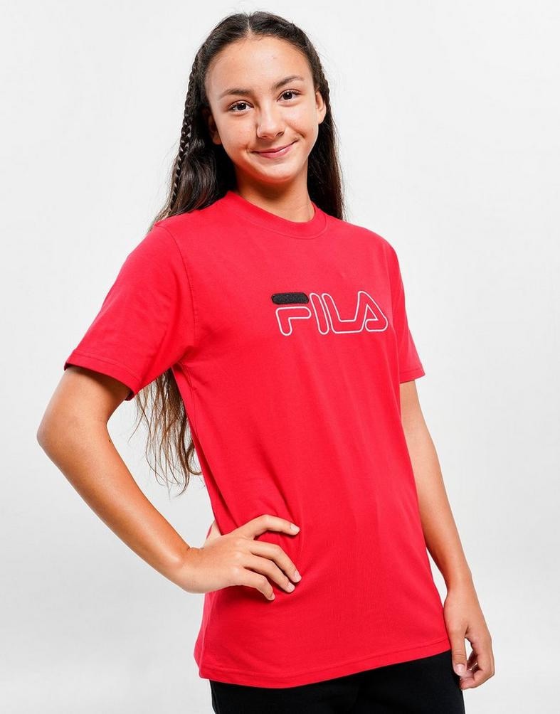 FILA Pew Kids T Shirt Red K001PEWRED