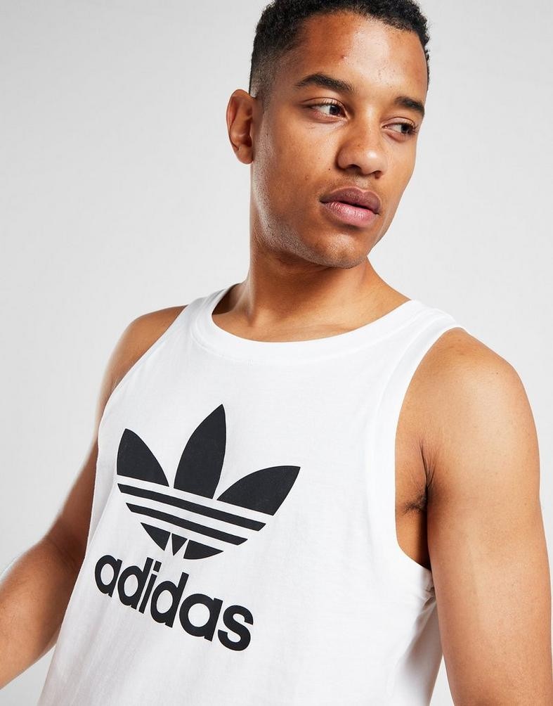 Adidas tank top trefoil online