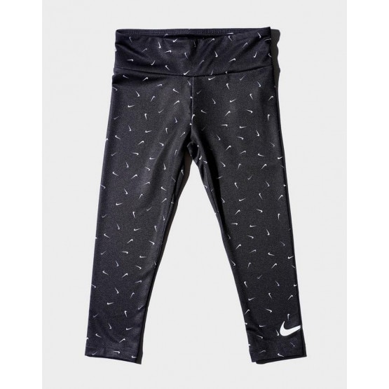 Nike Swoosh Logo Kids Leggings Black 36L056 023