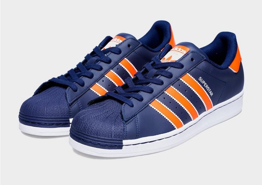 Adidas shoes orange and blue online