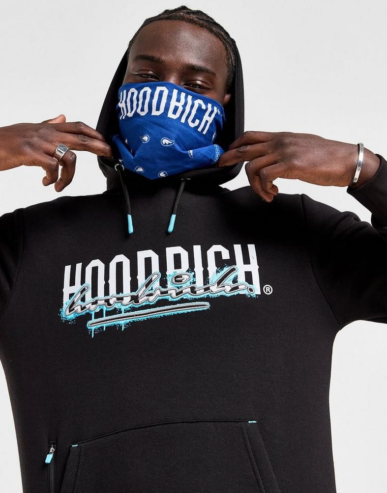 Hoodrich Splatter Men s Hoodie Black HR 0124 0391