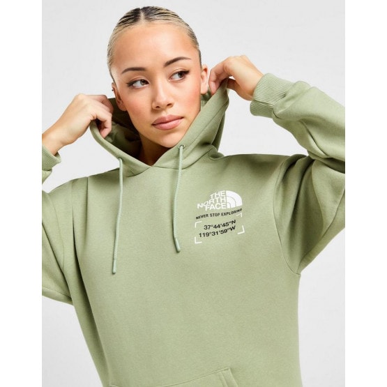 Khaki green north hot sale face hoodie