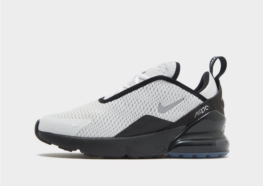 Nike air 270 black and white junior best sale