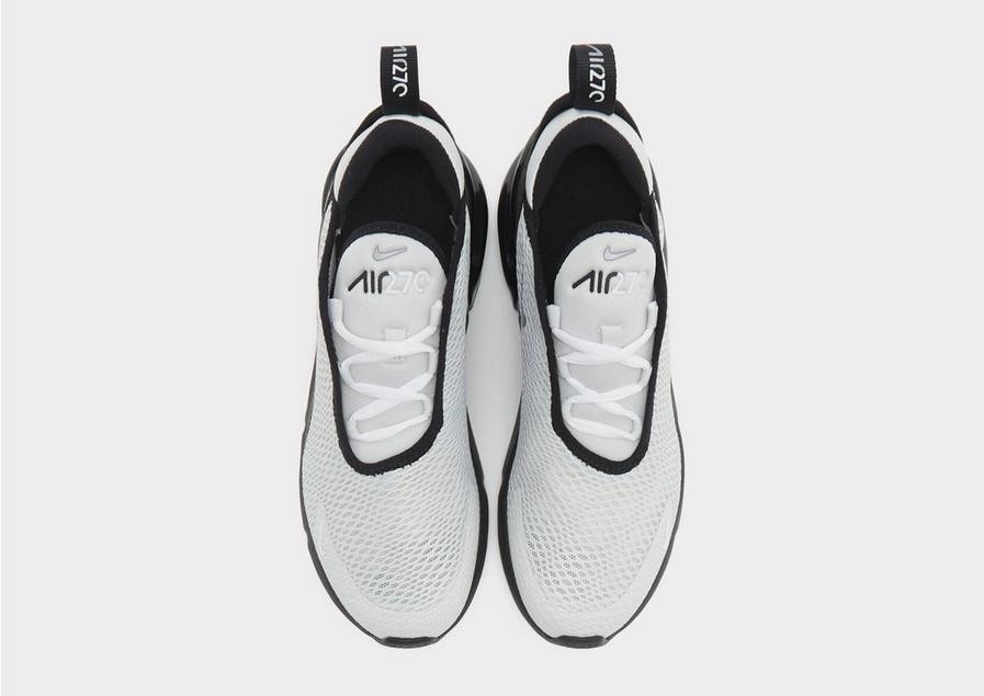 Kids air max 270 black and white best sale