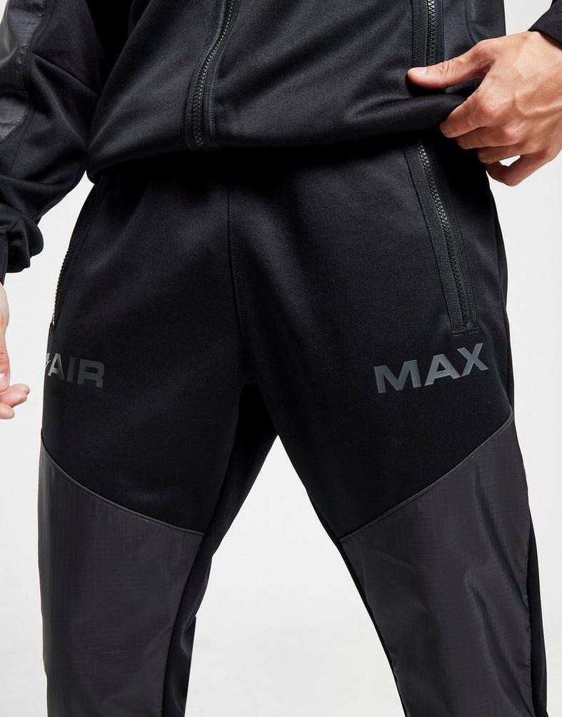 Nike air max poly track pants black on sale