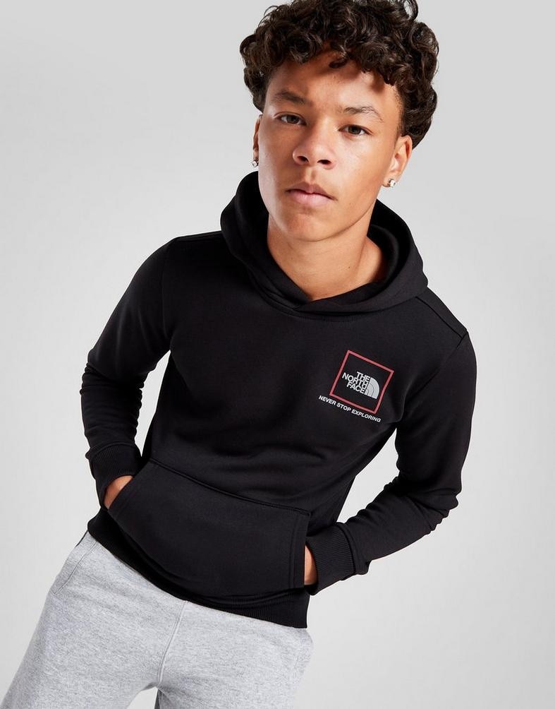 North face black hoodie junior on sale