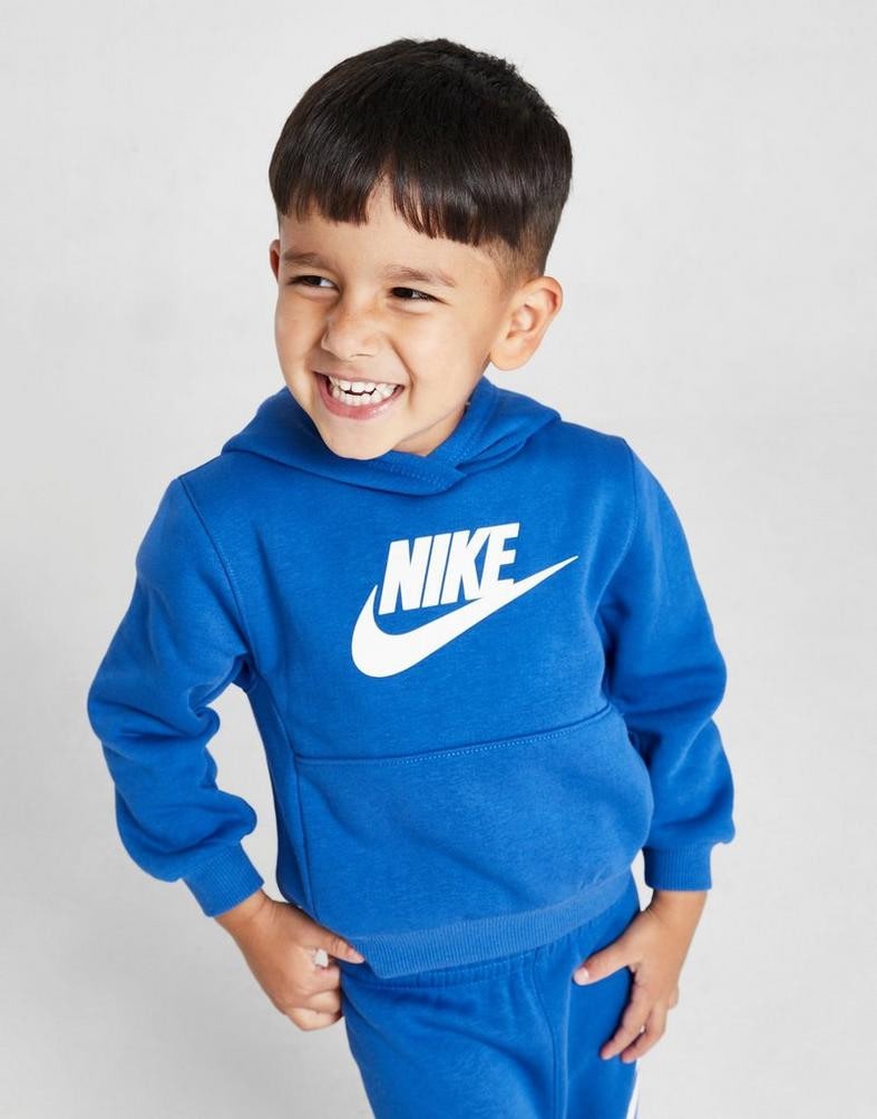 Nike Club Fleece Βρεφικό Σετ Φόρμας Μπλε 66L135-U89