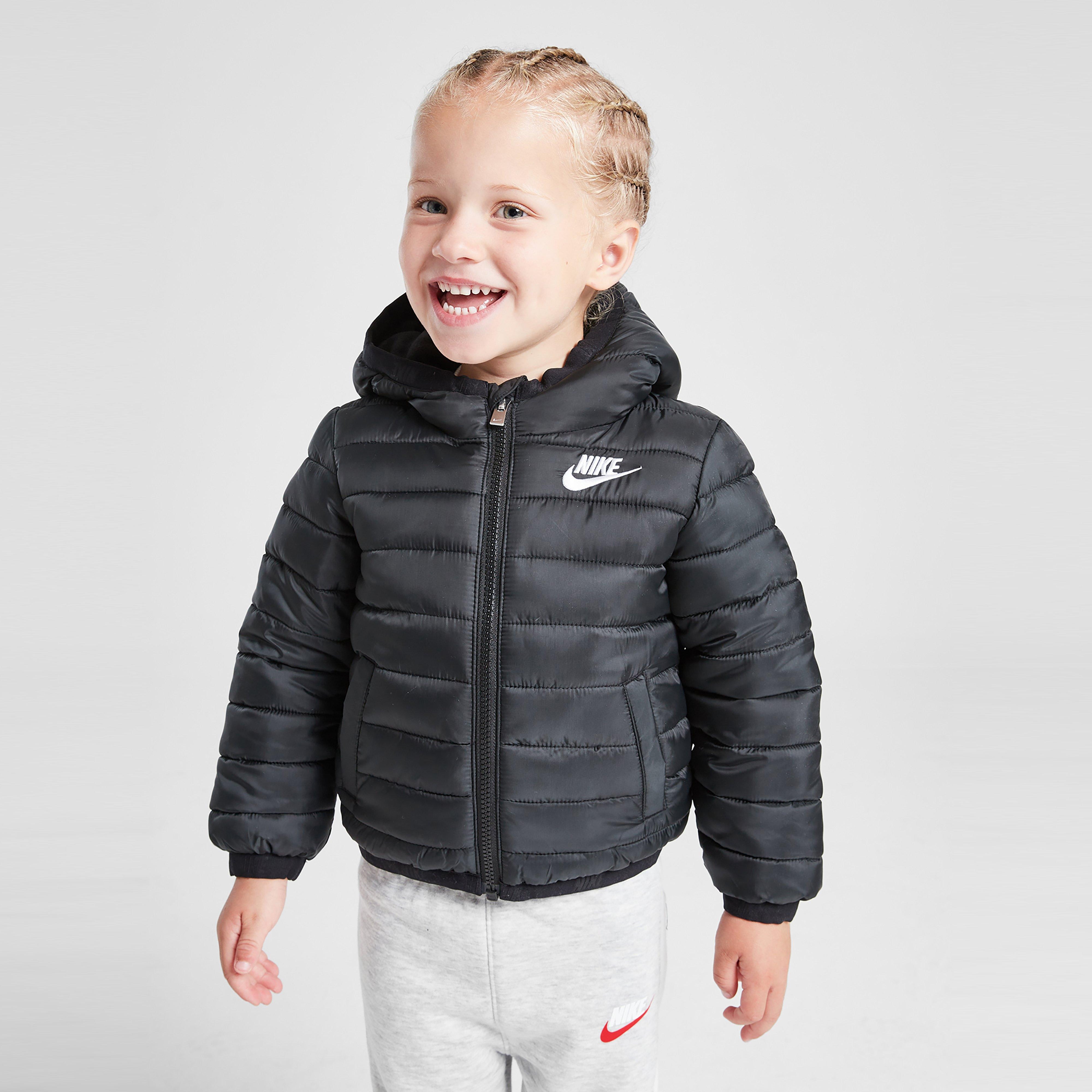 Nike Swoosh Puffer Kids Jacket Black 66M443 023