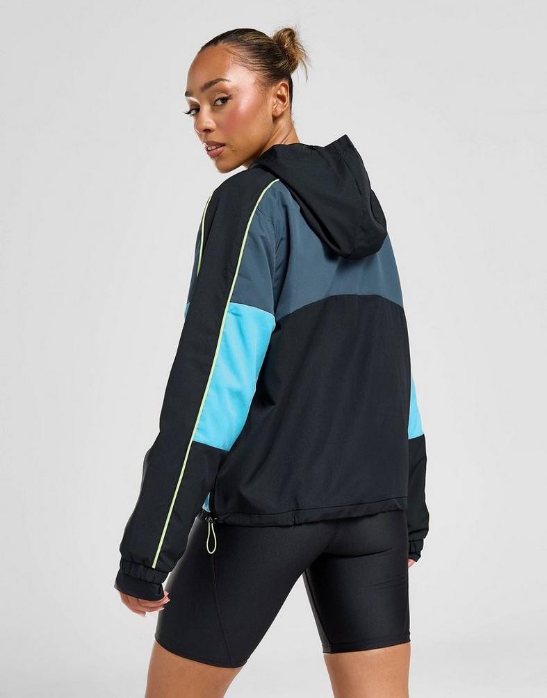 Under Armour Colour Block Women s Windbreaker Blue Black 1385224 003