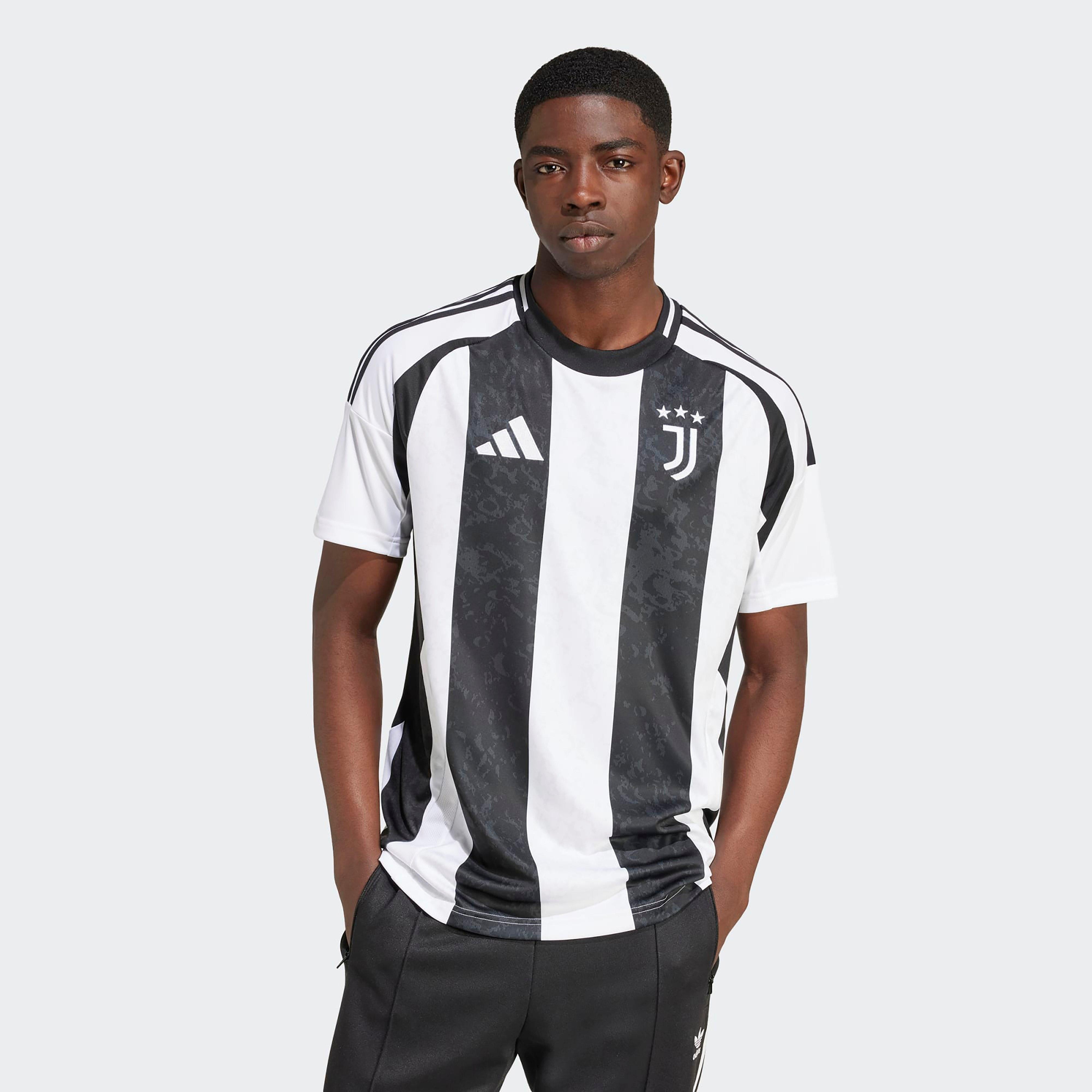 adidas Juventus 2024 25 Home Men s Jersey White Black IS8002