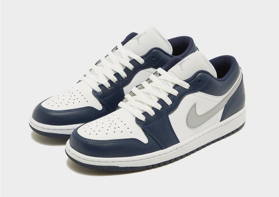 Air Jordan 1 Low Men s Shoes Blue White 553558 141