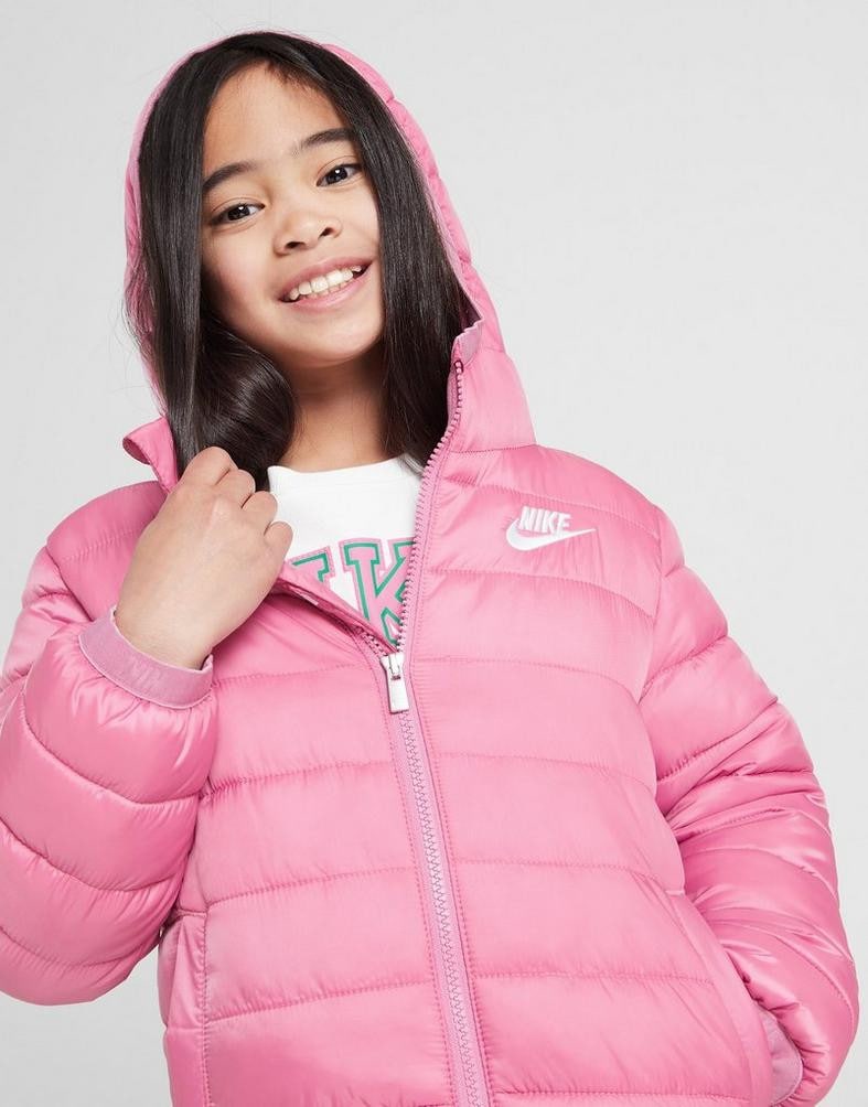 Nike puffer jacket pink on sale